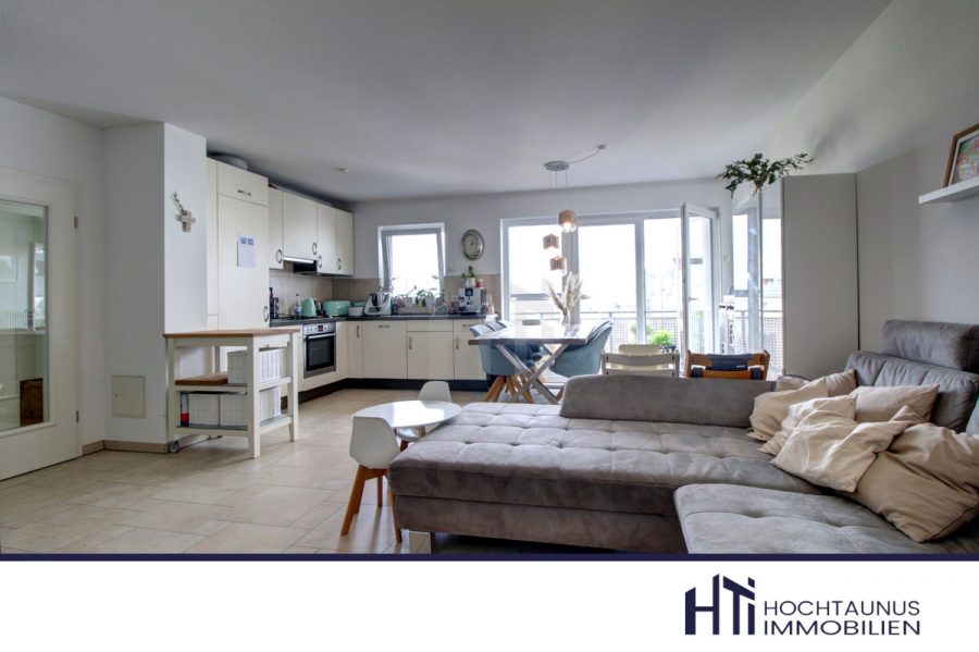 HTI | Frei, mittendrin und top ausgestattet: Energieeffiziente und moderne Wohnung in Bad Homburg, 61348 Bad Homburg, Etagenwohnung